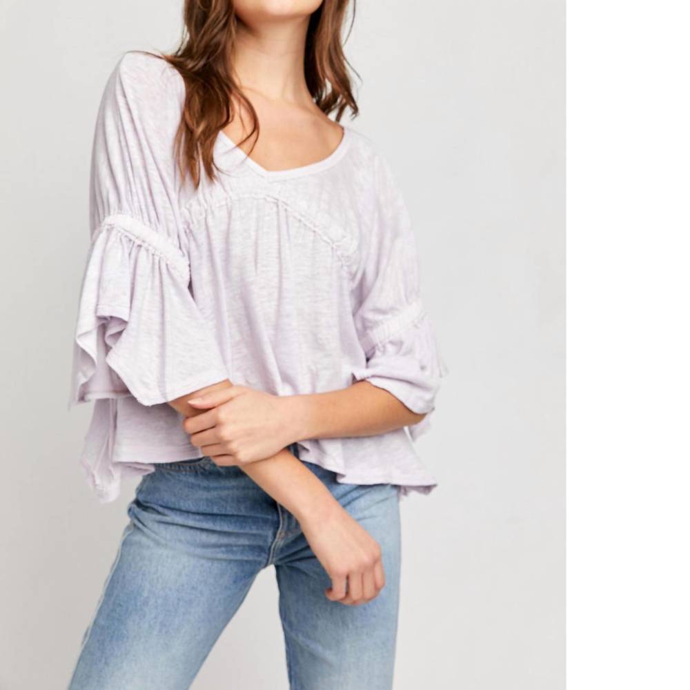 NEW FREE PEOPLE sand storm top in ethereal - Picture 3 of 7